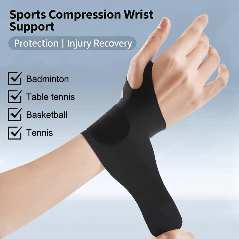 Wrist Wrap Support - 1/2 stuks ademende sportpolscompressieband verstelbare ondersteuning