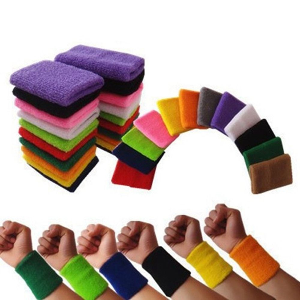 Wrist Wrap Support - 1/2Pcs Unisex Polsbandjes Sport Zweetband Tennis