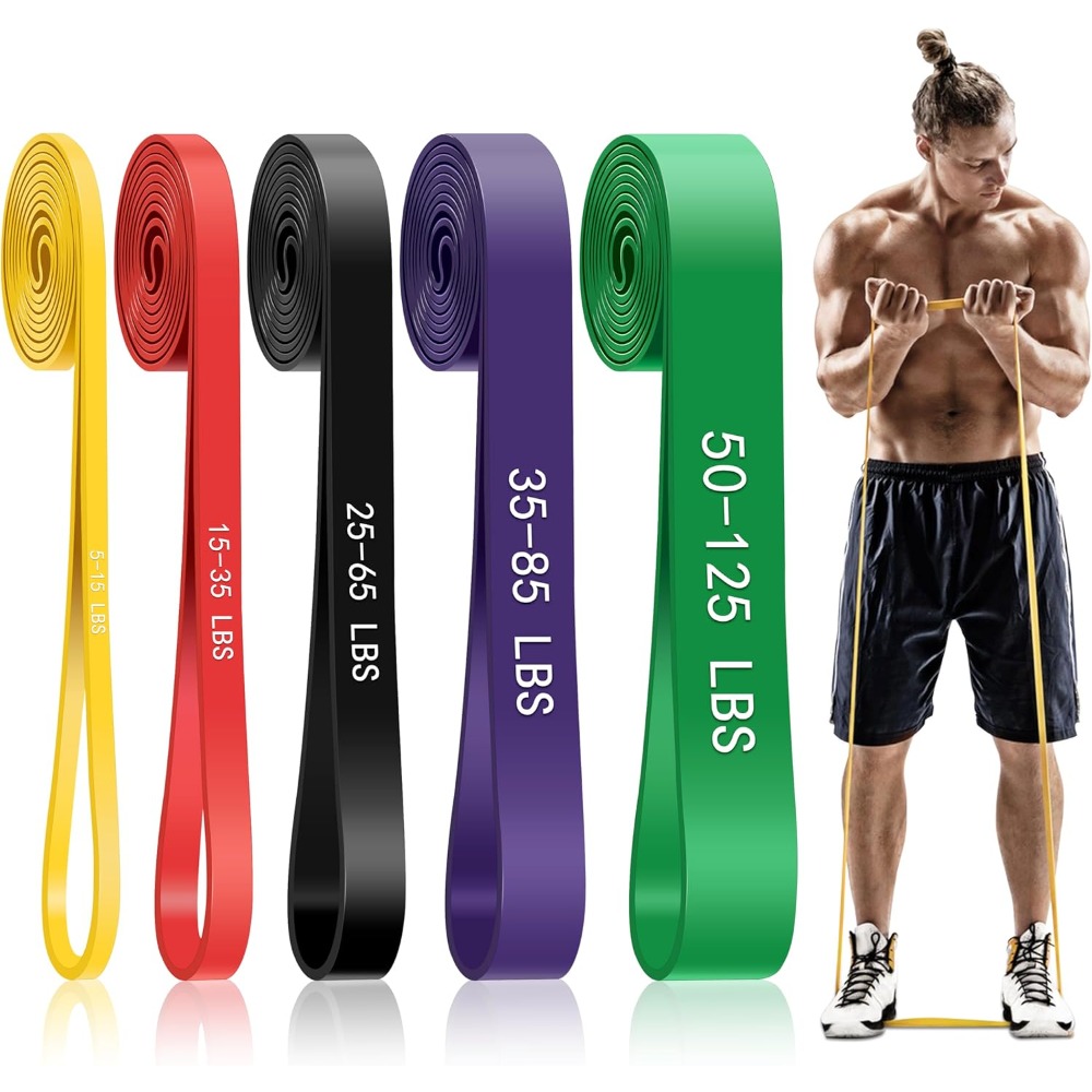Pull Up Assist Band - Pull-up assistentiebanden, 5-niveau weerstandsbanden voor het