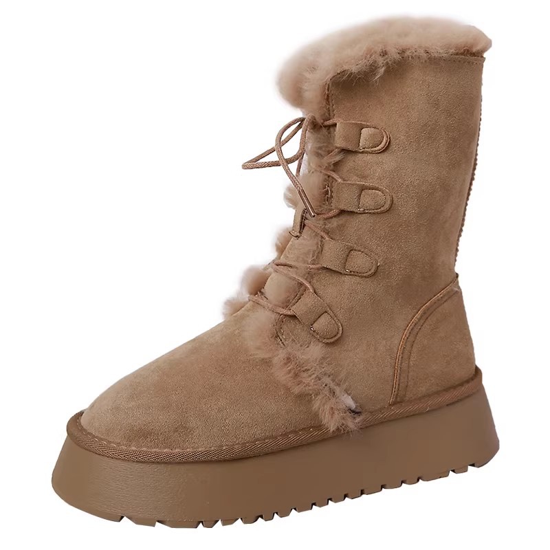 Crossfit Youtube - 2025 Nieuwe Vintage Dames Snowboots Zachte