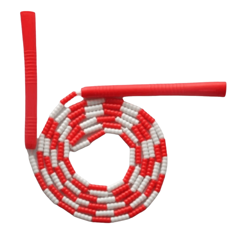 Skipping Rope Pvc - Touwtjespringen PVC-kralen Gekrald gesegmenteerd springtouw TPU