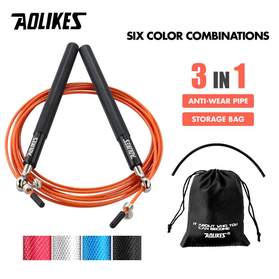 Crossfit Equipment - AOLIKES 1PCS Crossfit Snelheid Springtouw Professioneel