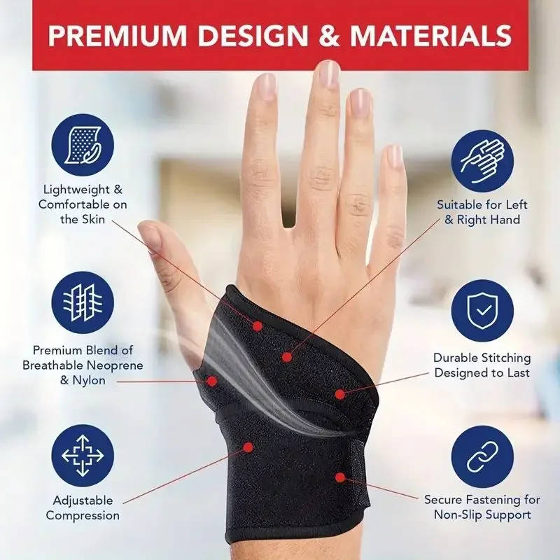 Verstelbare polsbrace Perfect  - Wrist Wrap Support recensie en prijs