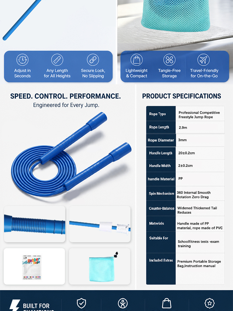 YUEDONG Speed ​​Jump Rope Vers - Skipping Rope Pvc recensie en prijs