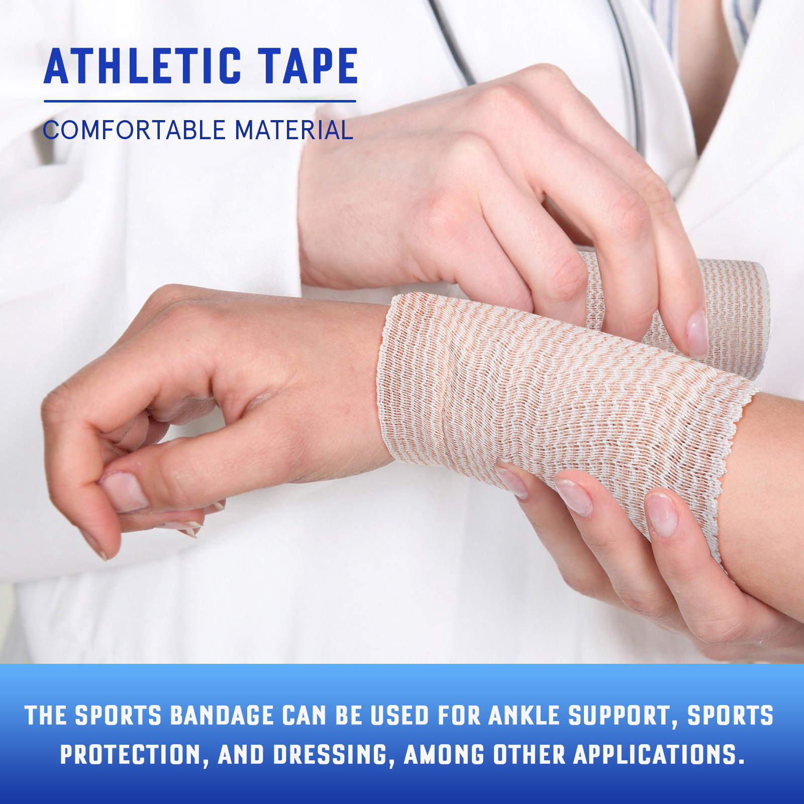 6 rollen elastische bandageban - Wrist Wrap Support recensie en prijs
