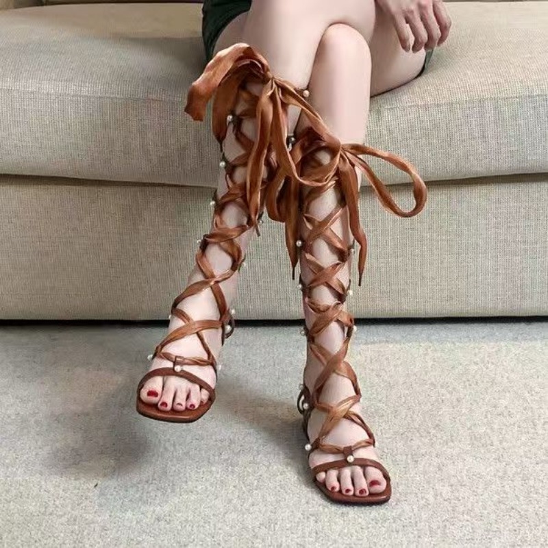 Echt lederen Romeinse sandalen - Crossfit Youtube recensie en prijs