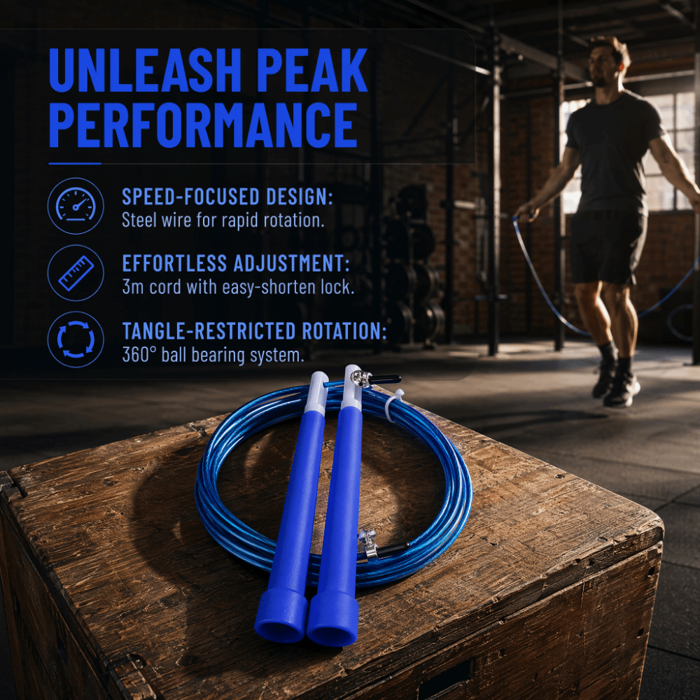 Draagbaar springtouw van staal - Skipping Rope Pvc recensie en prijs