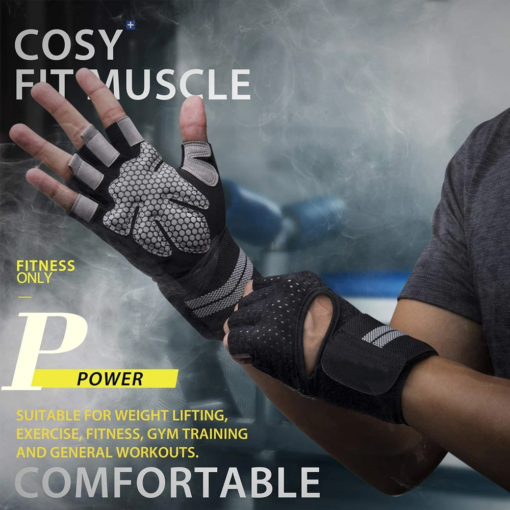 1 paar halve vinger gym fitnes - Crossfit Equipment recensie en prijs