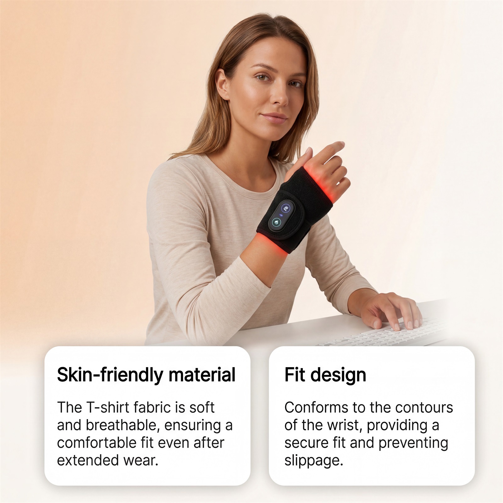 Polssteunbeugels Verwarmde mas - Wrist Wrap Support recensie en prijs