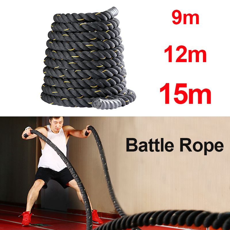 9M/12M/15M Fitness Battle Rope - Crossfit Equipment recensie en prijs